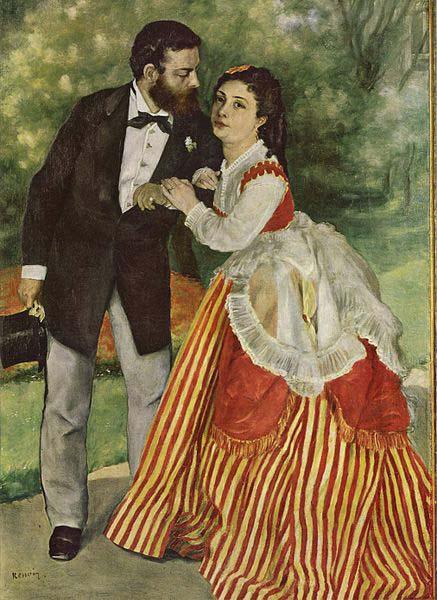 Pierre-Auguste Renoir Portrat des Ehepaares Sisley China oil painting art